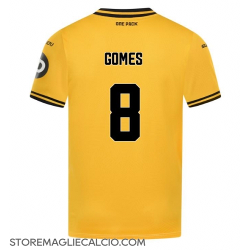 Wolves Joao Gomes #8 Maglia Gara Casa Repliche 2024-25 Maniche Corte Wolves Joao Gomes #8 Maglia Gara Casa Repliche 2024-25 Maniche Corte